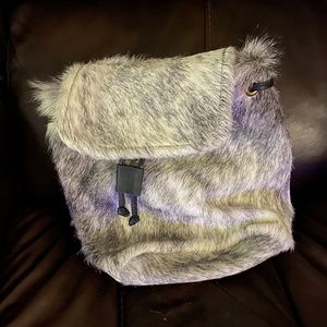 Cowhide backpack